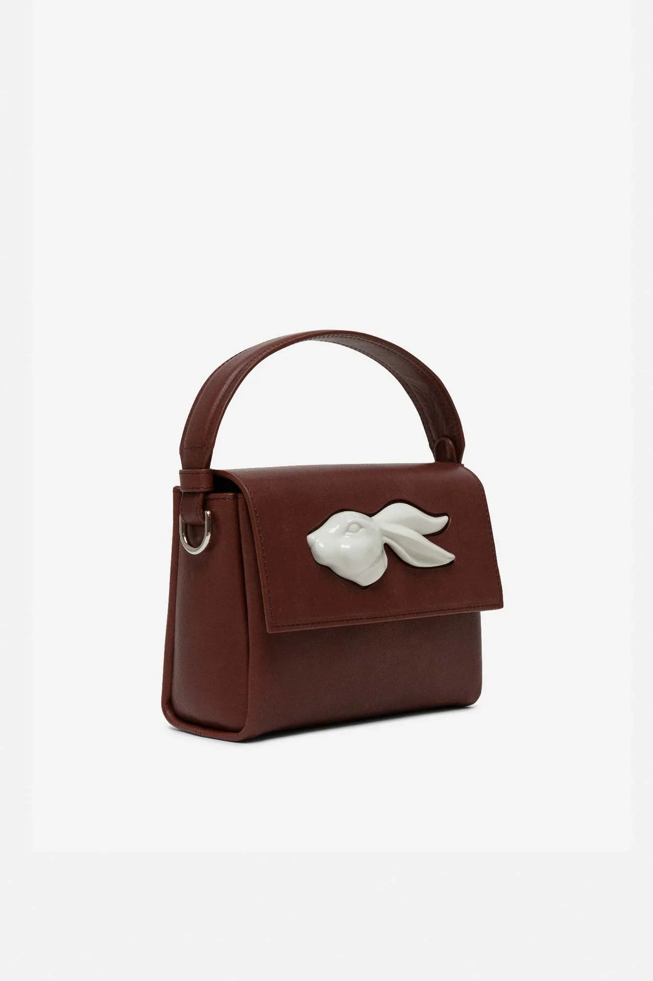 Andres Gallardo Flap Rabbit Head Bag Cocoa DEIMOTIV