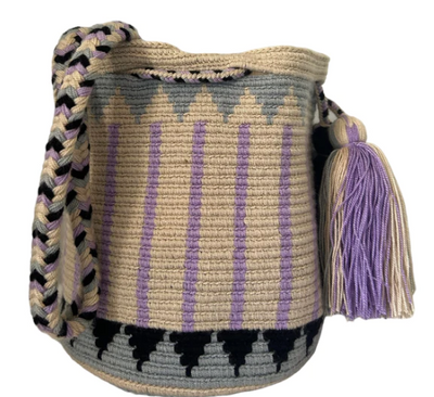 Wayuu Original Bag Wayuu estampado. Tamaño M.