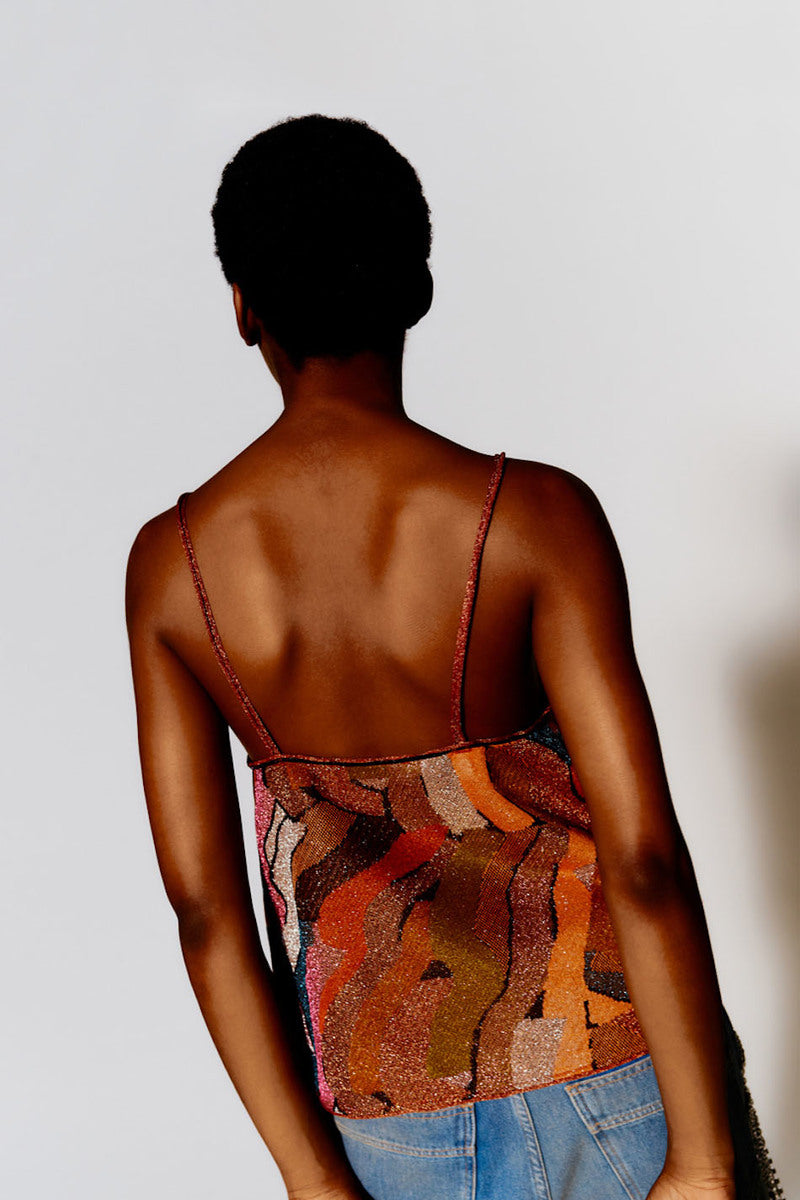 Circus hotel Top Jacquard Lurex