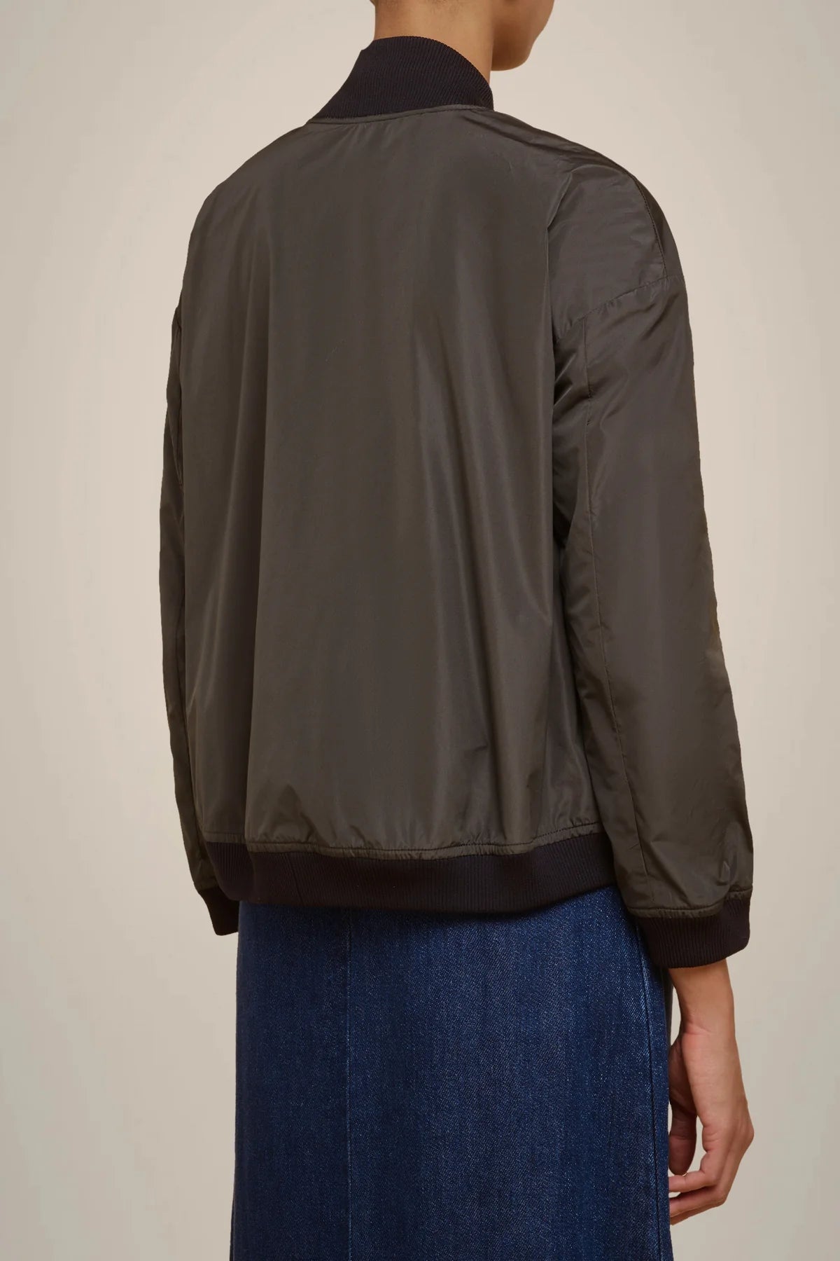 TAFFETA BOMBER JACKET